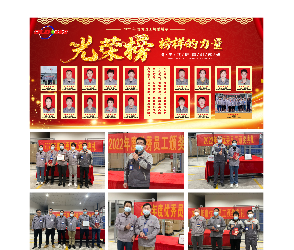 2022年年末员工表彰看板/颁奖盛典